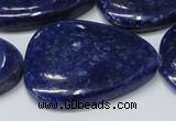 CNL1300 15.5 inches 25*35mm - 35*45mm freeform natural lapis lazuli beads