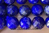 CNL1706 15.5 inches 6mm faceted round lapis lazuli beads