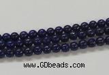 CNL204 15.5 inches 4mm round natural lapis lazuli beads wholesale