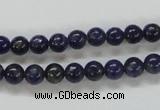 CNL206 15.5 inches 6mm round natural lapis lazuli beads wholesale