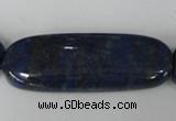 CNL489 15.5 inches 18*48mm oval natural lapis lazuli gemstone beads