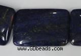 CNL538 15.5 inches 25*35mm rectangle natural lapis lazuli gemstone beads