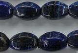 CNL637 15.5 inches 13*19mm star fruit shaped natural lapis lazuli beads