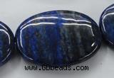 CNL665 15.5 inches 30*40mm oval natural lapis lazuli beads