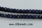 CNL871 15.5 inches 4*6mm faceted rondelle natural lapis lazuli beads