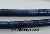 CNL886 15.5 inches 8*10mm tube natural lapis lazuli gemstone beads