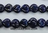 CNL931 15.5 inches 10*10mm heart natural lapis lazuli gemstone beads