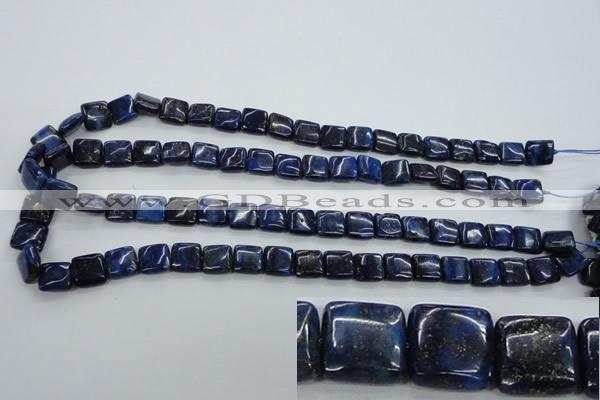 CNL961 15.5 inches 10*10mm square natural lapis lazuli gemstone beads