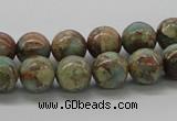 CNS02 16 inches 10mm round natural serpentine jasper beads wholesale