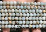 CNS301 15.5 inches 6mm round natural serpentine jasper beads