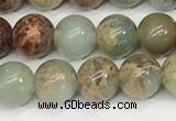 CNS331 15.5 inches 6mm round serpentine jasper beads wholesale