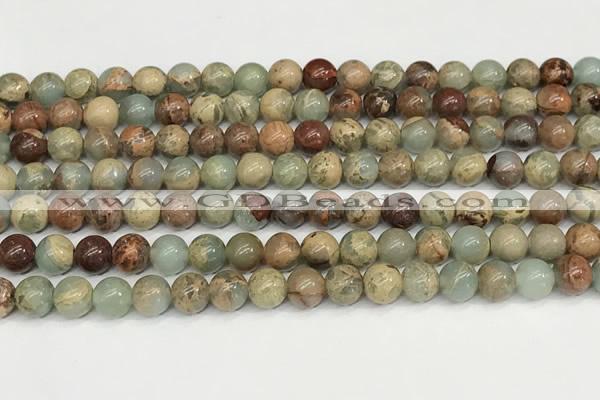 CNS331 15.5 inches 6mm round serpentine jasper beads wholesale