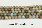 CNS332 15.5 inches 8mm round serpentine jasper beads wholesale