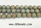 CNS337 15.5 inches 18mm round serpentine jasper beads wholesale