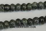 CNS410 15.5 inches 4*6mm rondelle natural serpentine jasper beads