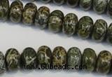 CNS512 15.5 inches 8*12mm rondelle natural serpentine jasper beads