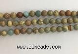 CNS702 15.5 inches 8mm round serpentine jasper beads wholesale