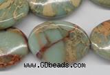 CNS96 15.5 inches 22*30mm oval natural serpentine jasper beads