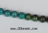 CNT03 16 inches 8mm round natural turquoise beads wholesale