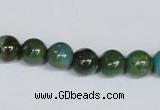 CNT05 16 inches 9mm round natural turquoise beads wholesale