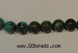 CNT104 15.5 inches 8mm round natural turquoise beads wholesale