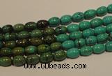 CNT116 15.5 inches 4*6mm rice natural turquoise beads wholesale