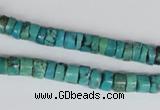 CNT22 16 inches 3-6mm heishi natural turquoise beads wholesale