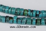 CNT23 16 inches 4-9mm heishi natural turquoise beads wholesale