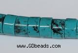 CNT26 16 inches 9*14mm wheel natural turquoise beads wholesale