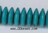 CNT28 16 inches 7*24mm rondelle natural turquoise beads wholesale