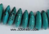 CNT29 16 inches 8*25mm rondelle natural turquoise beads wholesale