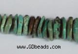 CNT30 16 inches multi-size natural turquoise chip beads wholesale