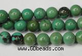 CNT352 15.5 inches 8mm round turquoise beads wholesale