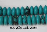 CNT364 15.5 inches 5*12mm rondelle turquoise beads wholesale