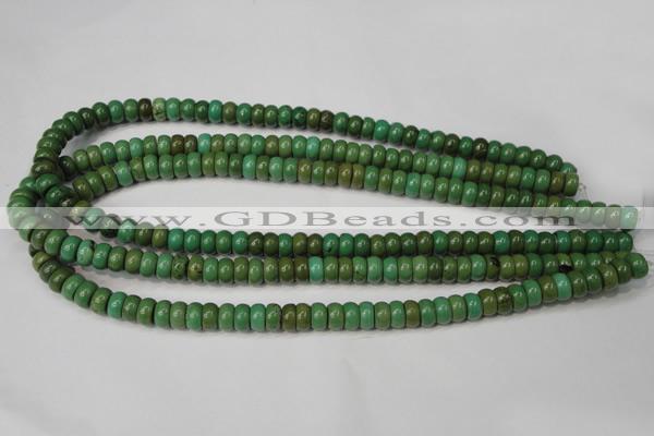 CNT365 15.5 inches 5*8mm rondelle turquoise beads wholesale