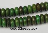 CNT366 15.5 inches 5*10mm rondelle turquoise beads wholesale