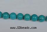 CNT39 16 inches 4mm round turquoise beads wholesale