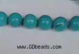 CNT40 16 inches 6mm round turquoise beads wholesale