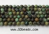 CNT411 15.5 inches 8mm round natural turquoise beads wholesale