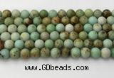 CNT417 15.5 inches 8mm round mongolian turquoise beads wholesale