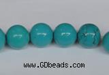 CNT42 16 inches 10mm round turquoise beads wholesale