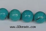 CNT44 16 inches 14mm round turquoise beads wholesale