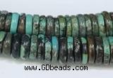 CNT504 15.5 inches 3*6mm - 4*10mm nuggets turquoise gemstone beads