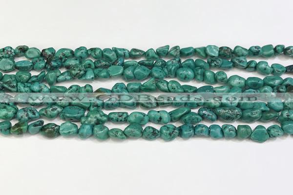 CNT516 15.5 inches 5*5mm - 6*8mm nuggets turquoise gemstone beads