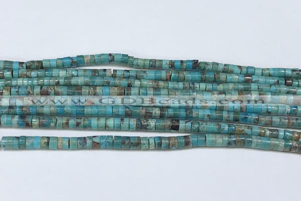 CNT523 15.5 inches 3mm - 3.5mm heishi turquoise gemstone beads