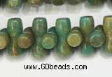 CNT536 15.5 inches 3*9mm turquoise gemstone beads