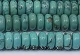 CNT543 15.5 inches 3*6mm rondelle turquoise gemstone beads