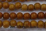 CNW02 15.5 inches 6mm round nangka wood beads wholesale