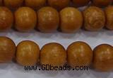 CNW03 15.5 inches 8mm round nangka wood beads wholesale