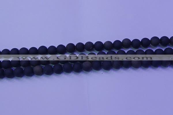 COB277 15.5 inches 4mm round matte golden obsidian beads wholesale